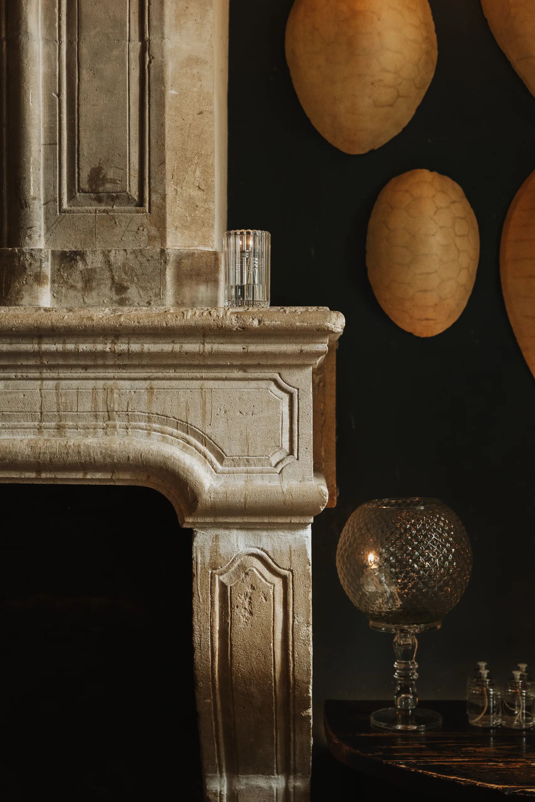 Fireplace room at Boca Grande Barcelona
